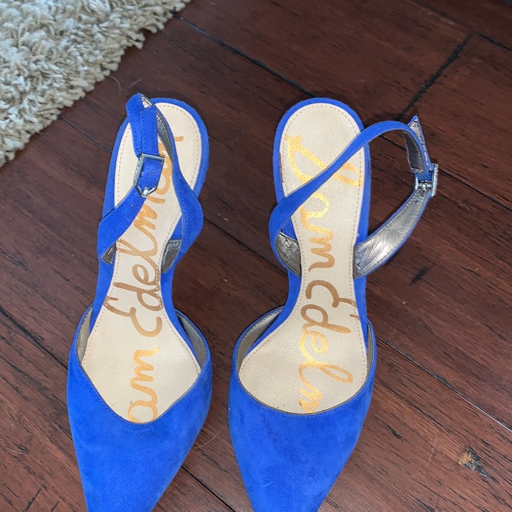 Sam Edelman blue heels